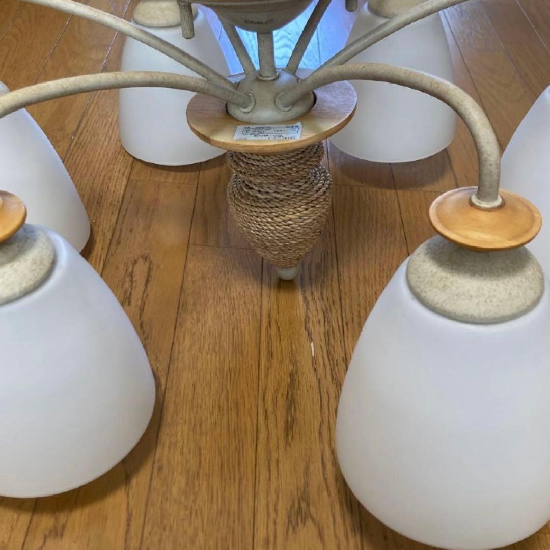 ODELICオーデリック　シャンデリア　ライト　6灯　アンティーク