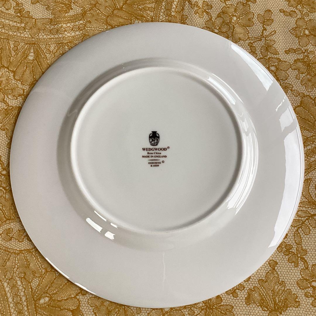 《 OSBORN》英国製ウエッジウッドオズボーンディナー皿4枚