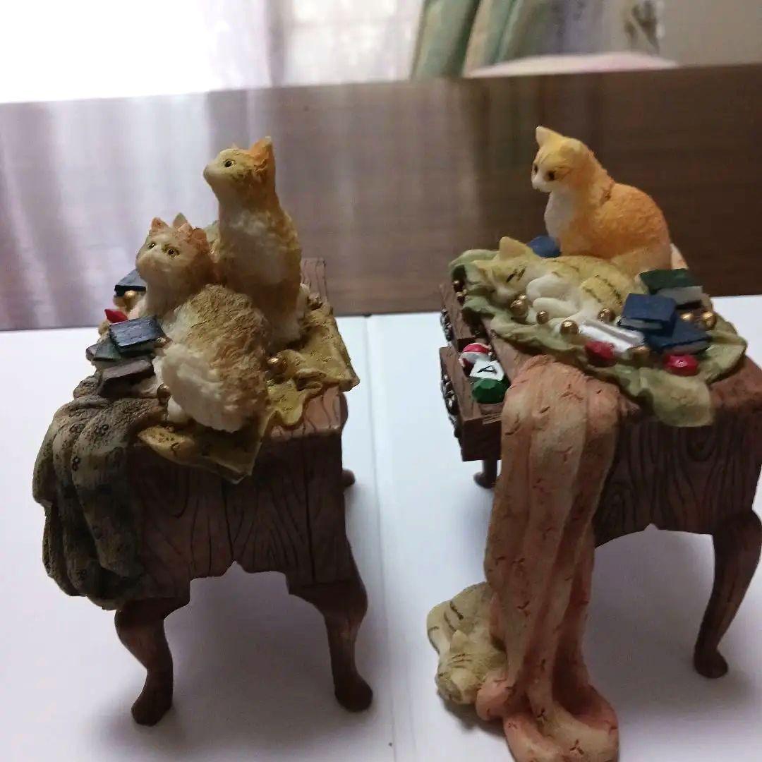 激レア　アンティーク　ネコたちの飾り物　4点