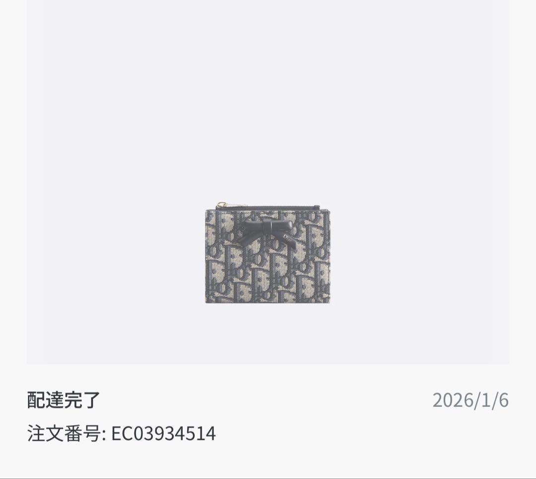 Christian Dior 2026 S/S 新作 ウォレット 財布