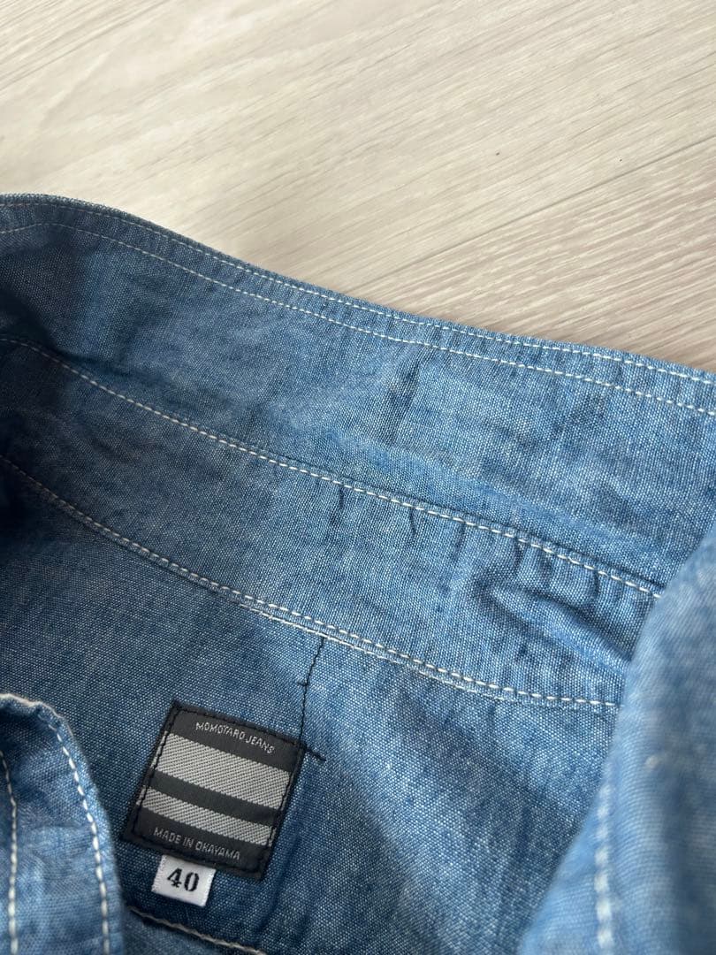 MOMOTARO JEANS デニムシャツ 40