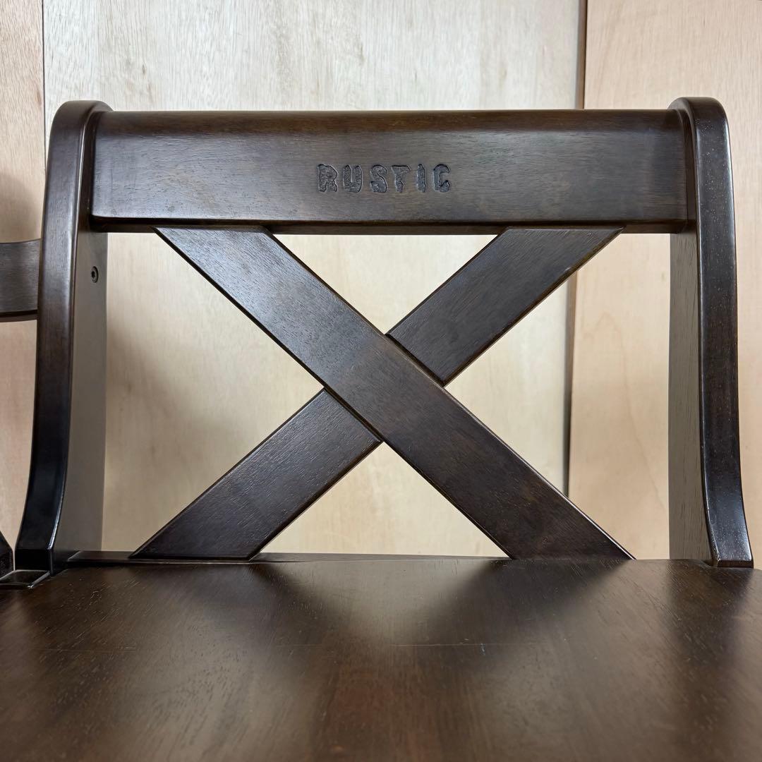 カリモク ルスティック コーナーベンチチェア たのメル便 引き取り値引き有り