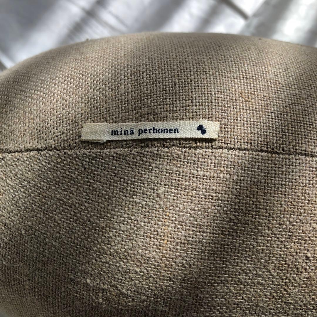 ミナペルホネン forest parade クッション　石ころ