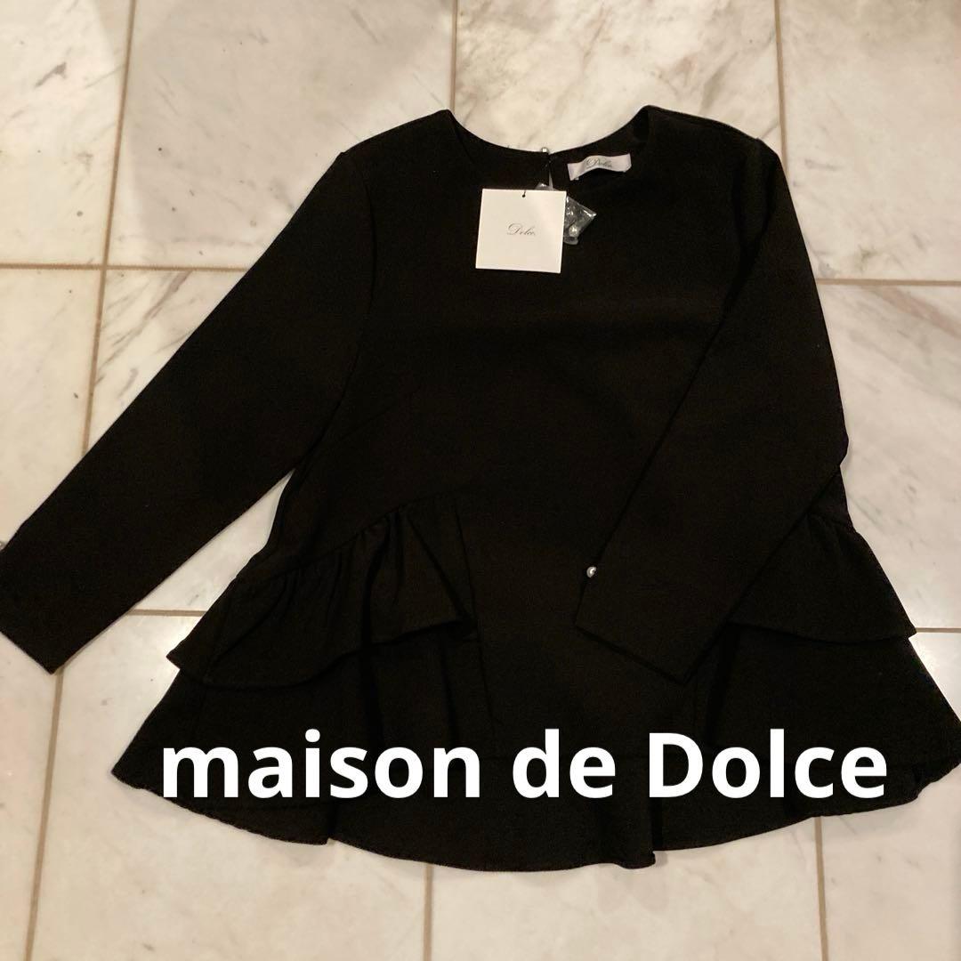 ドルチェ　Dolce レディース　黒　トップス　maison de Dolce