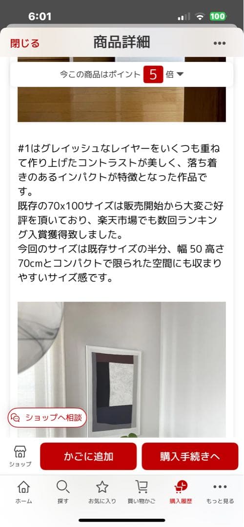 最終価格アートポスター フレーム付 50x70cm北欧2024年16500円購入