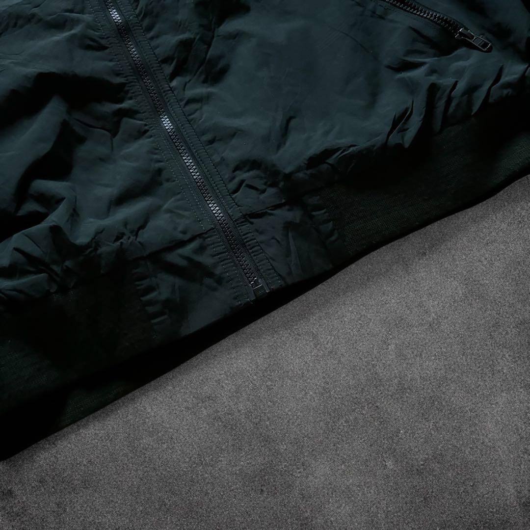 00s L.L.Beanウォームアップジャケットダークグリーン裏地フリースO78