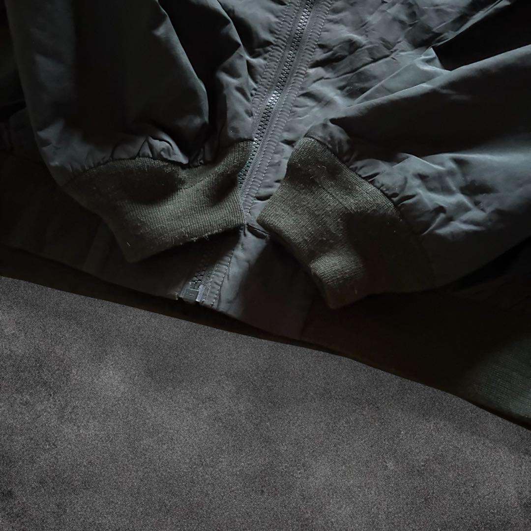 00s L.L.Beanウォームアップジャケットダークグリーン裏地フリースO78