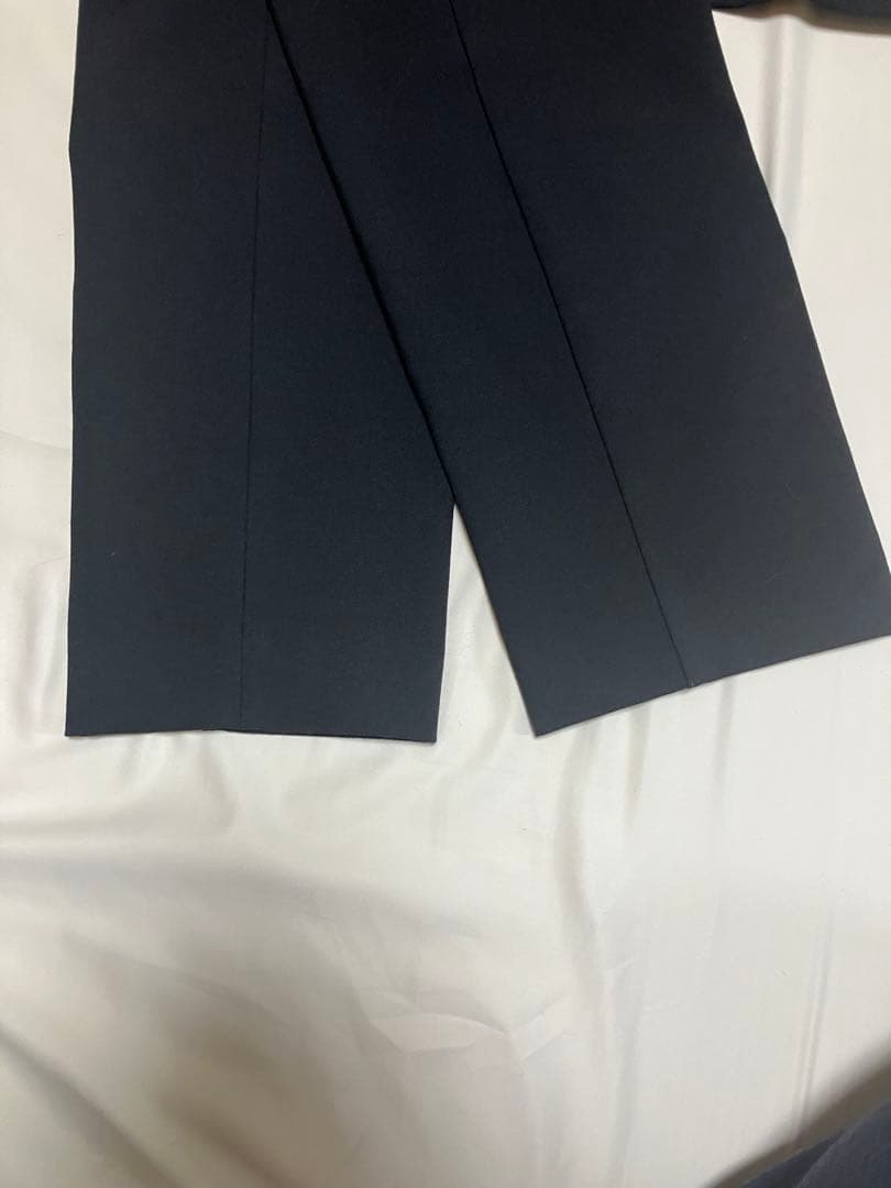 【美品】PLST ブラッシュドバックパンツスーツ上下 ブラック　ウォームリザーブ