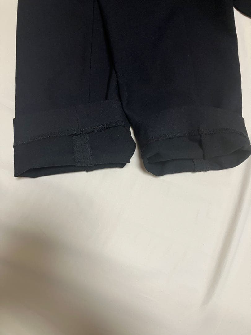 【美品】PLST ブラッシュドバックパンツスーツ上下 ブラック　ウォームリザーブ