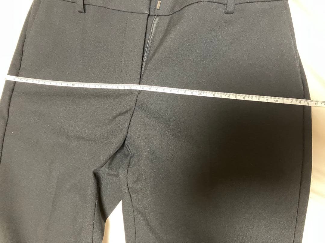 【美品】PLST ブラッシュドバックパンツスーツ上下 ブラック　ウォームリザーブ