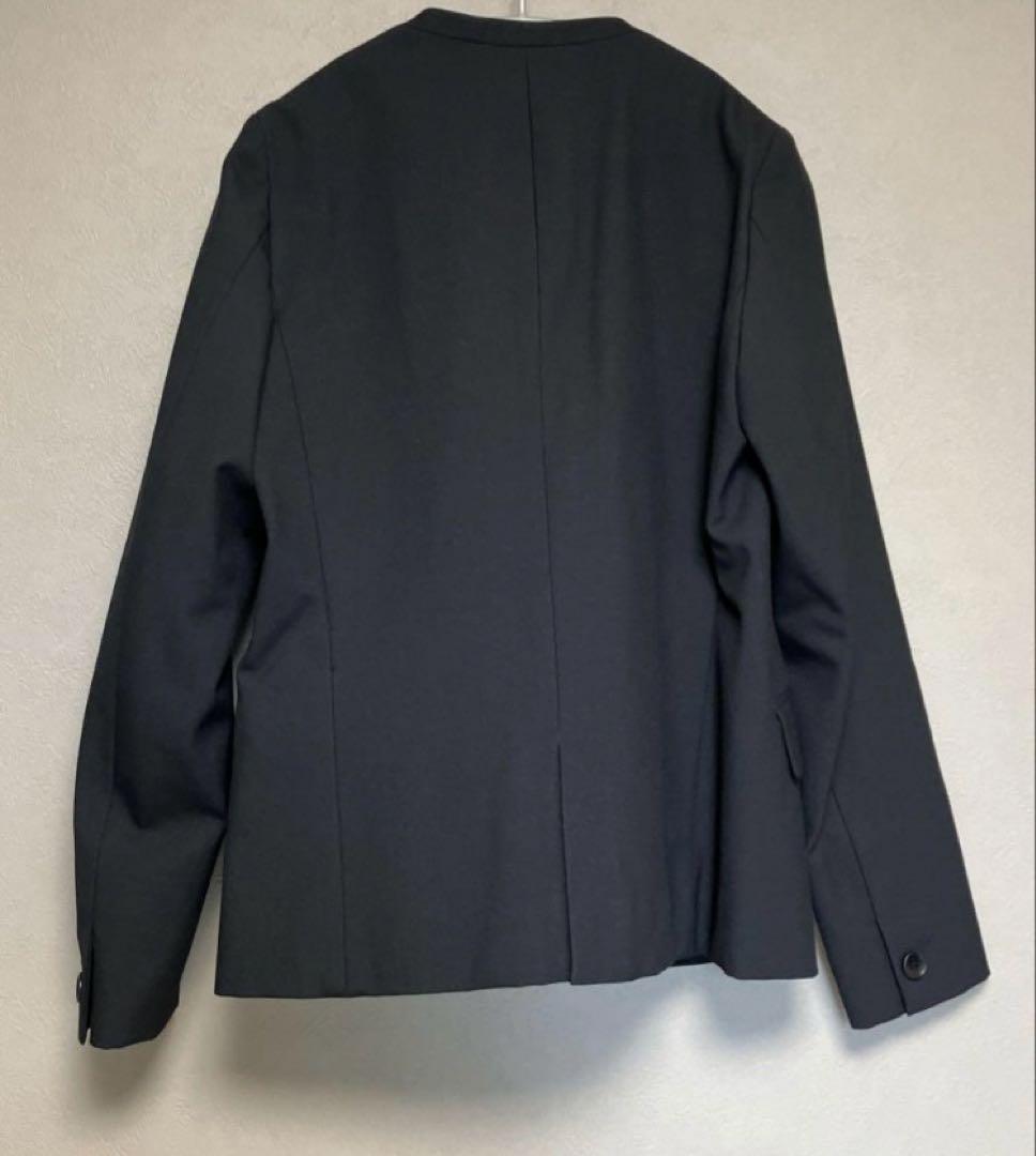 【美品】PLST ブラッシュドバックパンツスーツ上下 ブラック　ウォームリザーブ