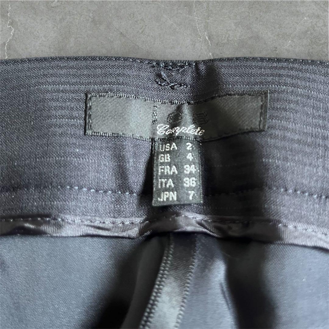 ☆美品☆ icb レディース　パンツスーツ　ストレッチ　１つボタン　ストライプ