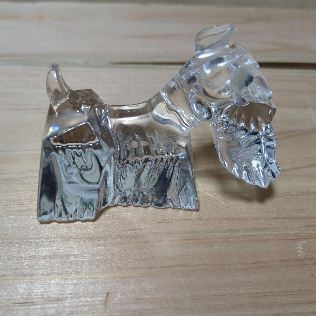 希少 Colle クリスタル フォックステリア フィギュアリン 犬 ドッグ