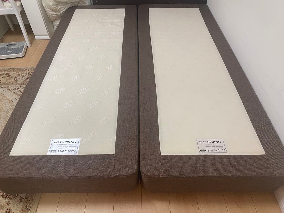 Simmons シモンズボックススプリングワイドダブルサイズ