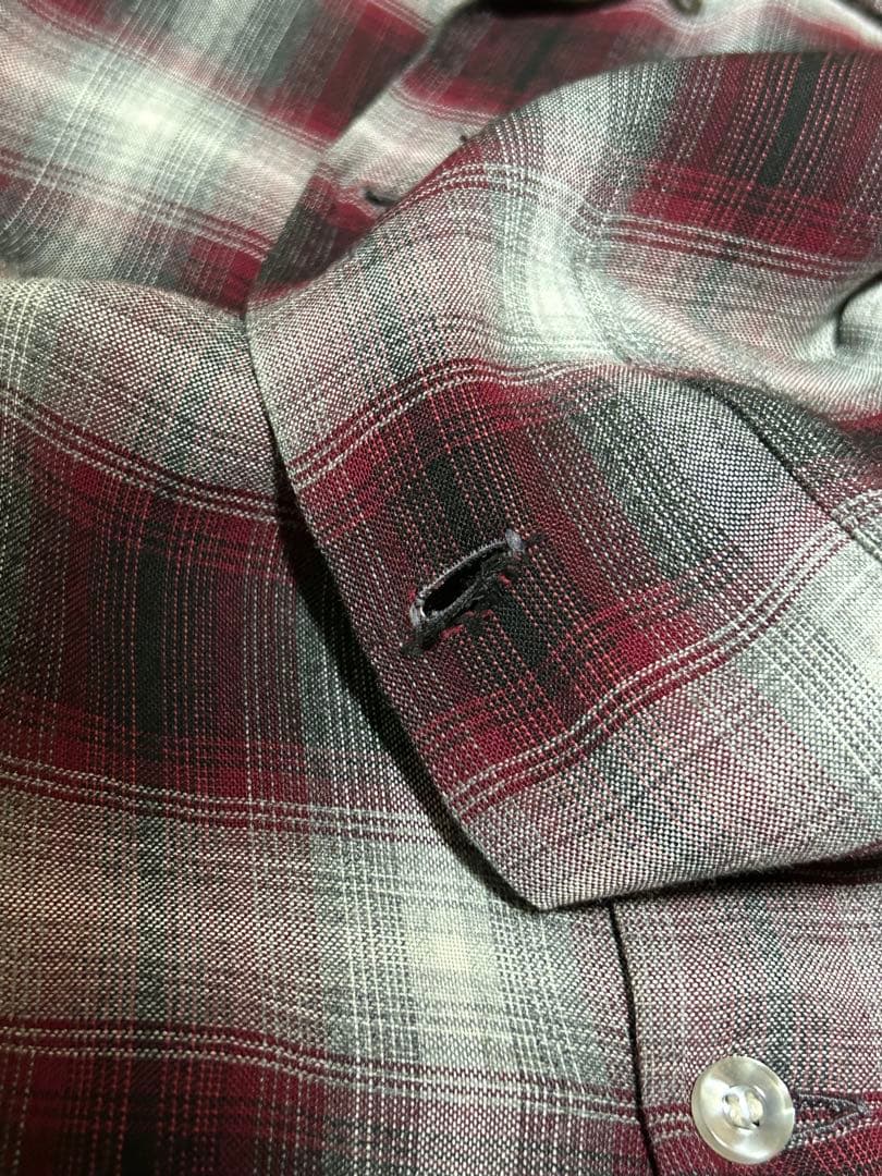 ゆ*み様 60s vintage ARROW ombre rayon shirt