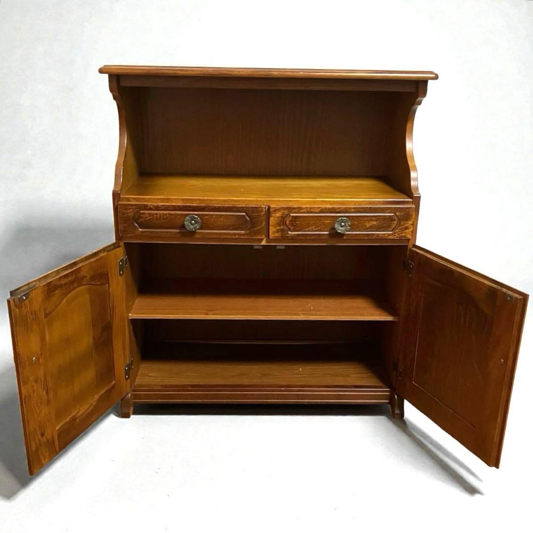 【希少】karimoku コロニアル　カリモク家具　電話台　高級家具