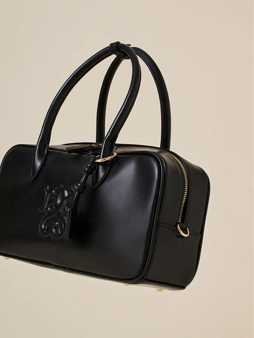 【SNIDEL】エンボスロゴボストンバッグ