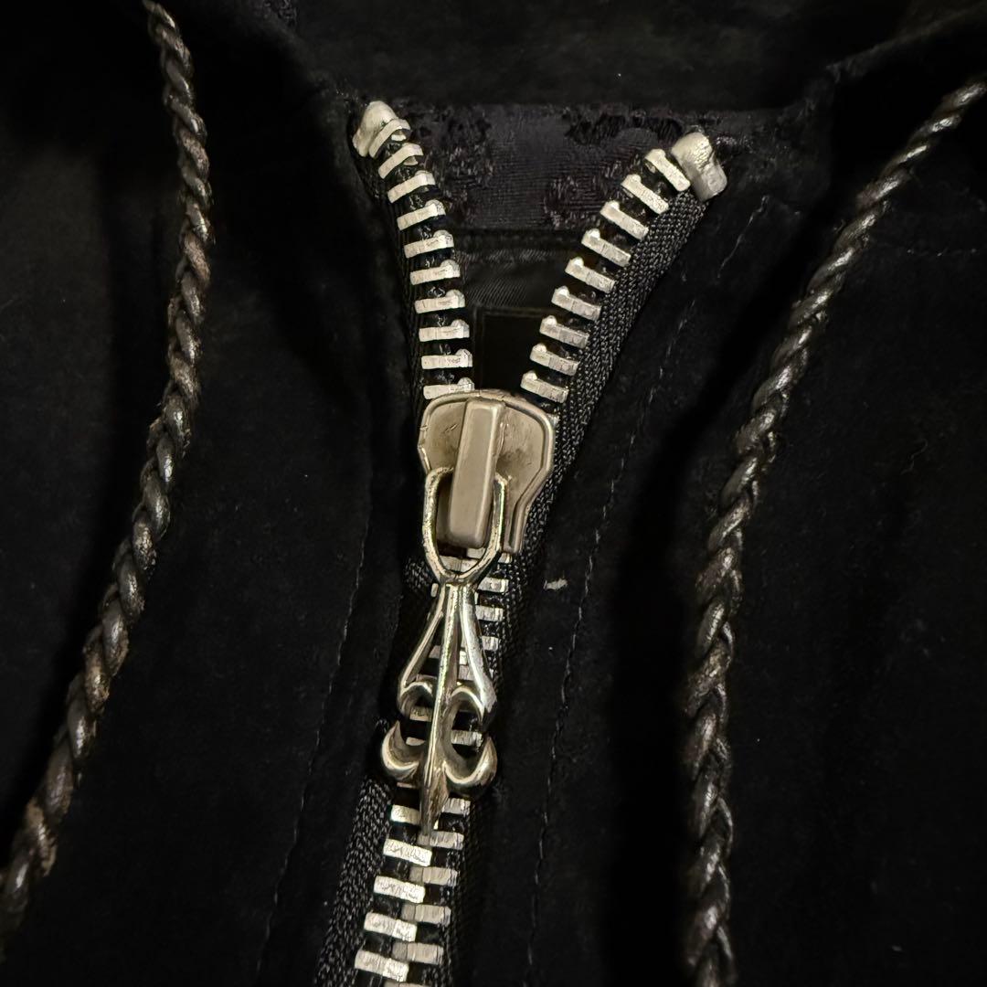 90s 初期 A&G USA製 シルバー ダガー スウェード ジャケット L