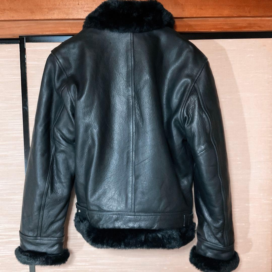 リューグーレザーズ　HORN WORKS B-3 ムートンフライトジャケット L
