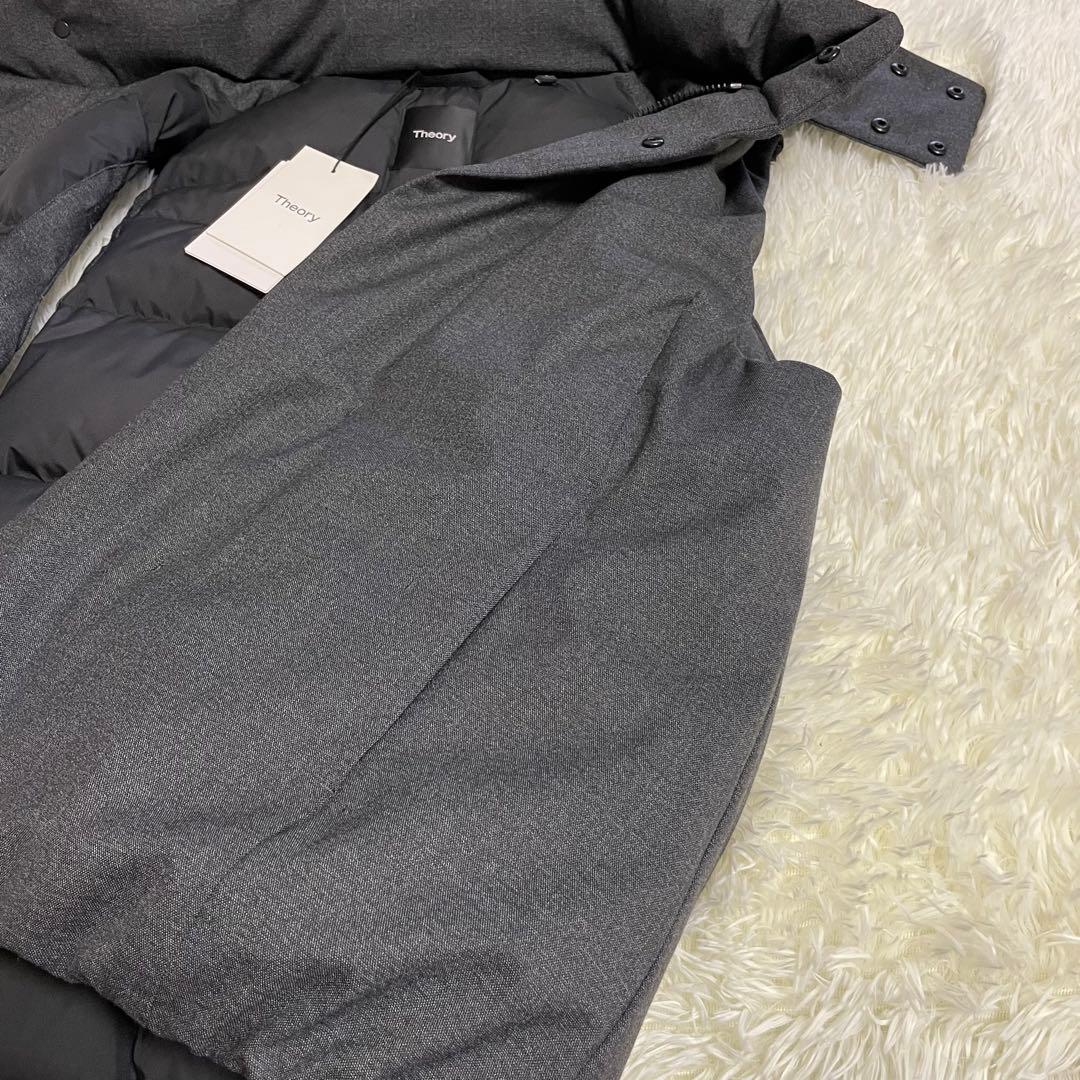 11/9まで限定価格☆Theory セオリー現行 ダウンベスト 黒 ユニセックス