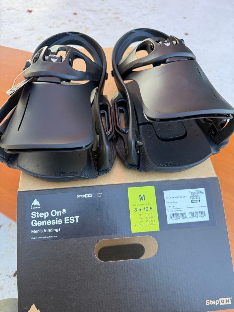 ＮStep On Genesis EST バインディング Mサイズ 黒