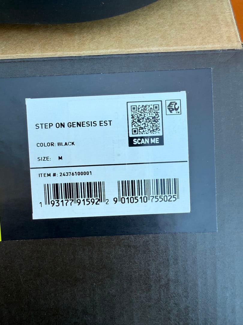 ＮStep On Genesis EST バインディング Mサイズ 黒