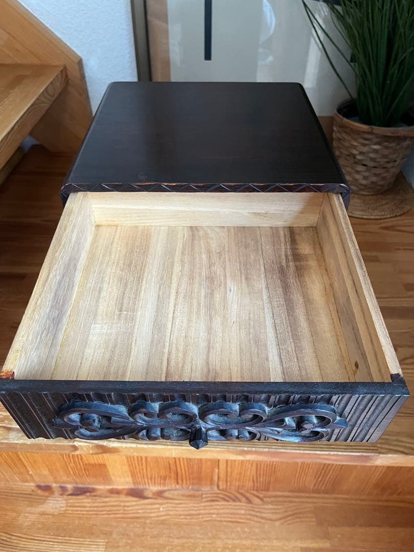 アンティーク レトロ ヴィンテージ 木製レターケース 引き出し 書類ケース