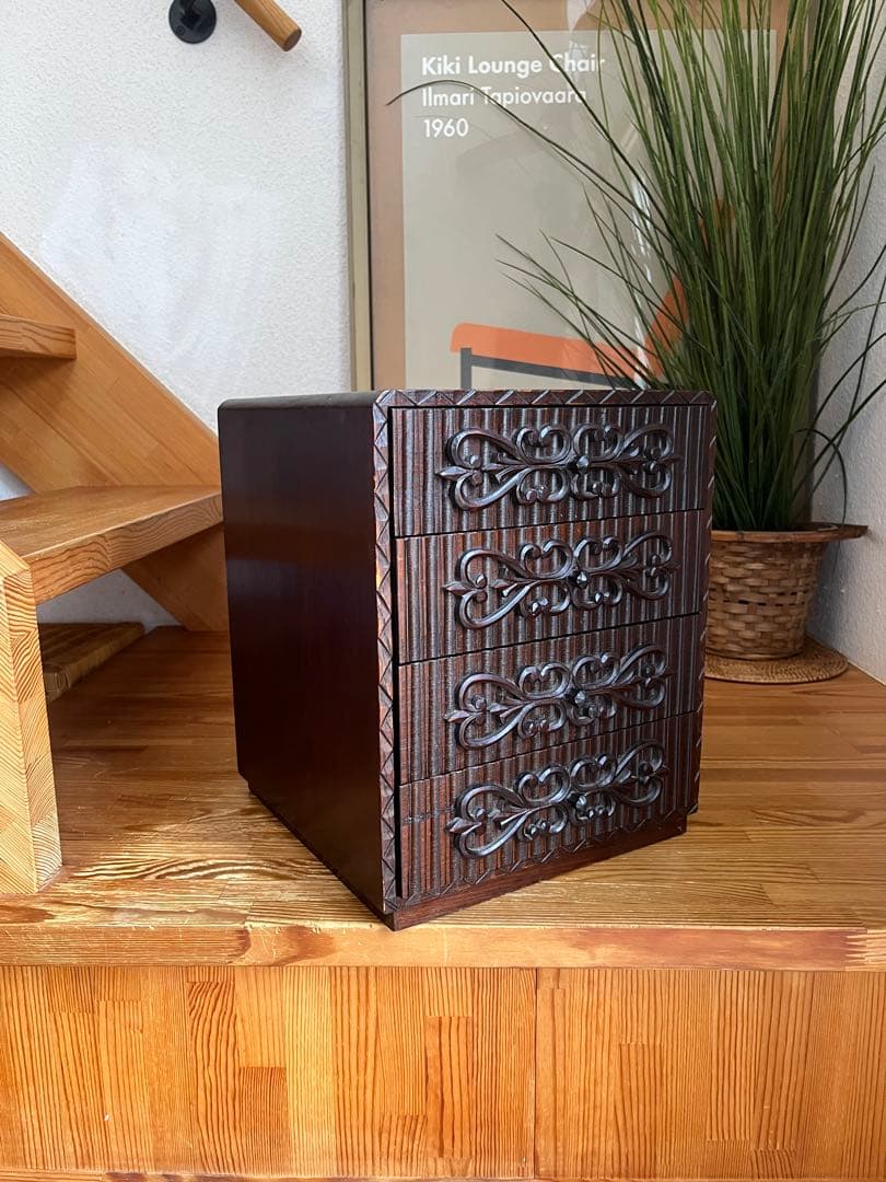 アンティーク レトロ ヴィンテージ 木製レターケース 引き出し 書類ケース