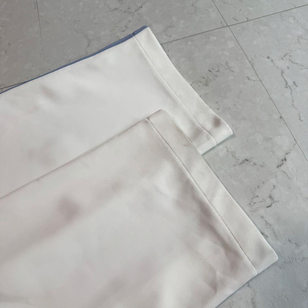 REFLEM セットアップ BIG切替ジャージ パンツ F ホワイト 水色