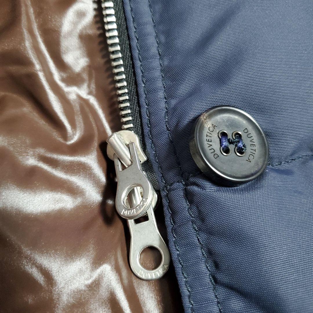 希少✨デュベティカ　ロングダウンコート　ラクーンファー　ロゴボタン　なみあみ様