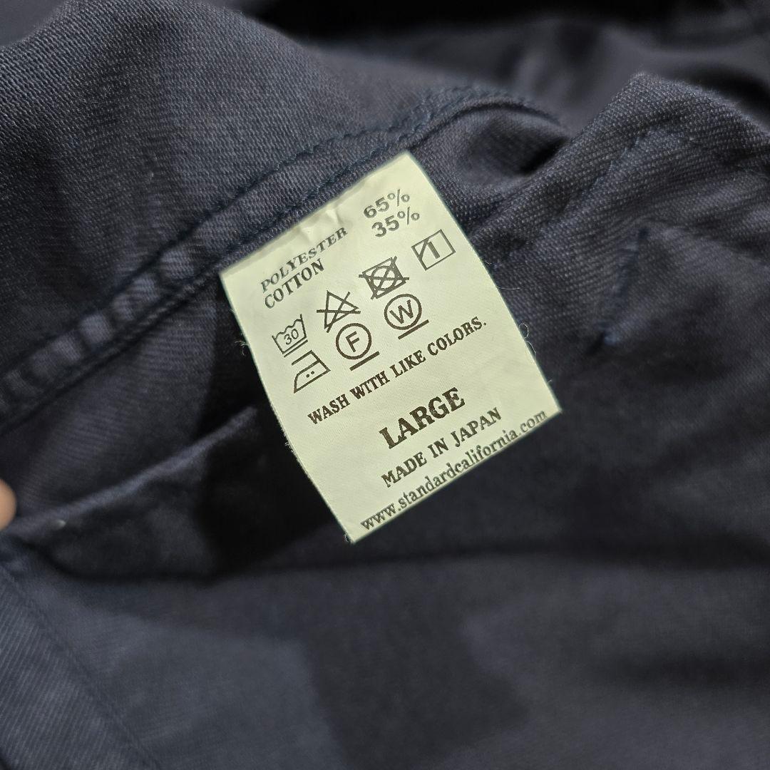 スタンダードカリフォルニア　ネイビー ワーク　ジャケット