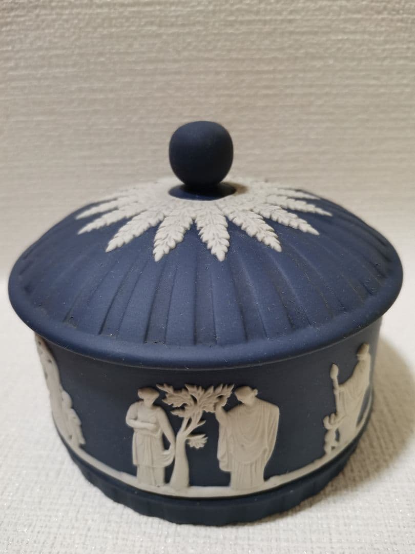 ウェッジウッド　小物入れ　希少ブルー ★美品★
