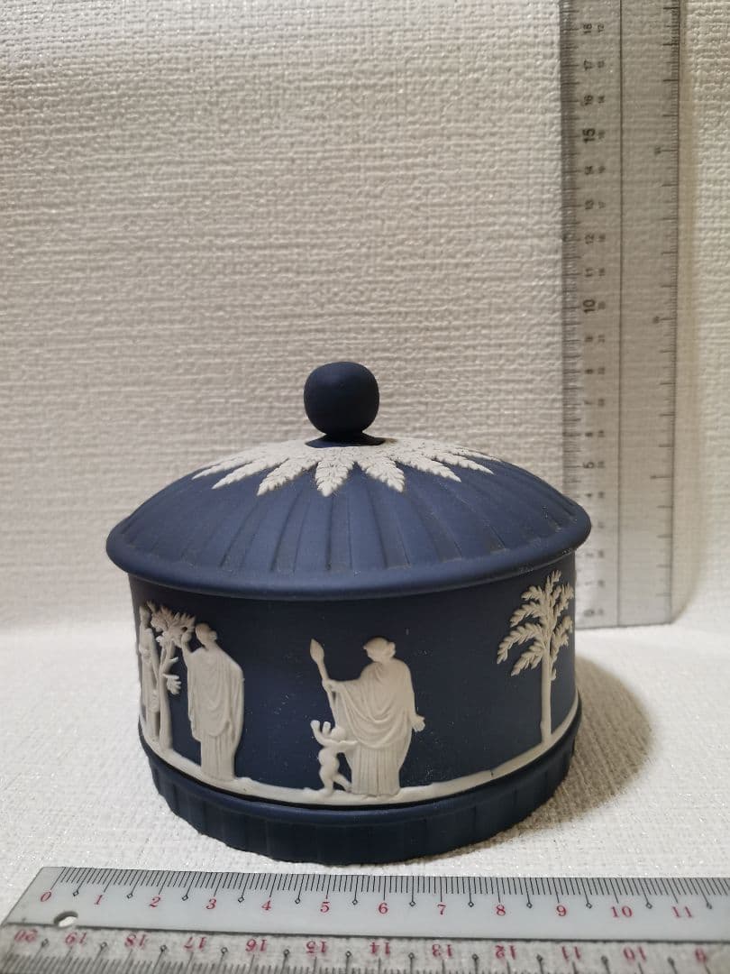 ウェッジウッド　小物入れ　希少ブルー ★美品★