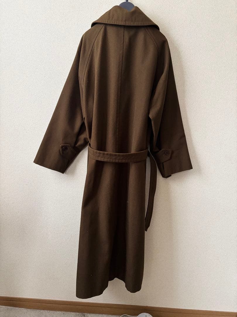 【マグロさま専用】　COMOLI ウールサージタイロッケンコート　ブラウン 1