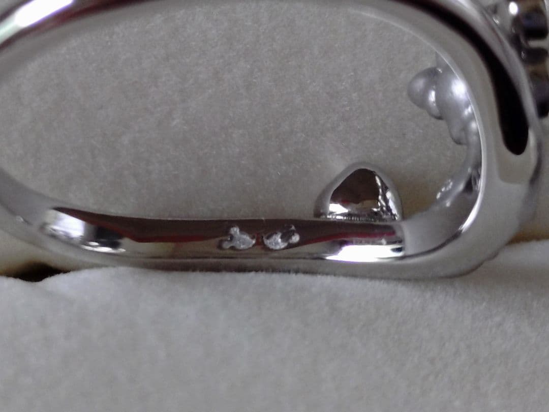 ケイウノ k.uno ミッキー ＆ ミニー ダイヤ モンド ピンクダイヤ リング