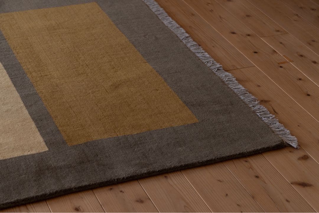 ギャッベ 150×200 a.depecheオリジナル ウール ラグ