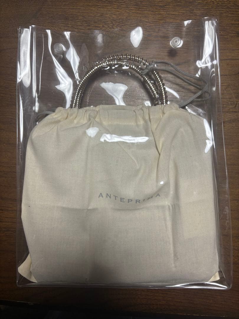 新品未使用　アンテプリマ　ワイヤートートバッグ　ミニアトゥーラ　ゴールド