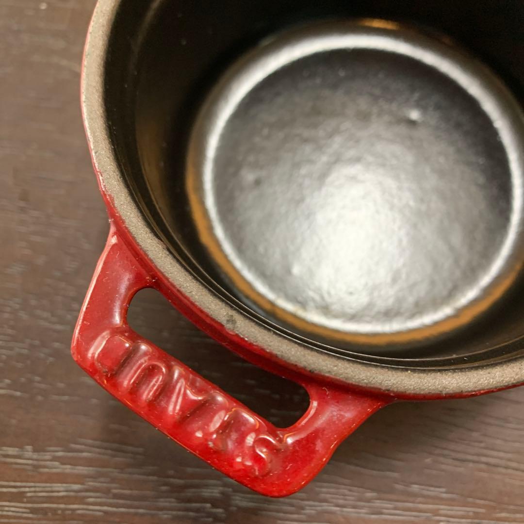 ストウブ　ピコココット ラウンド　10cm チェリー