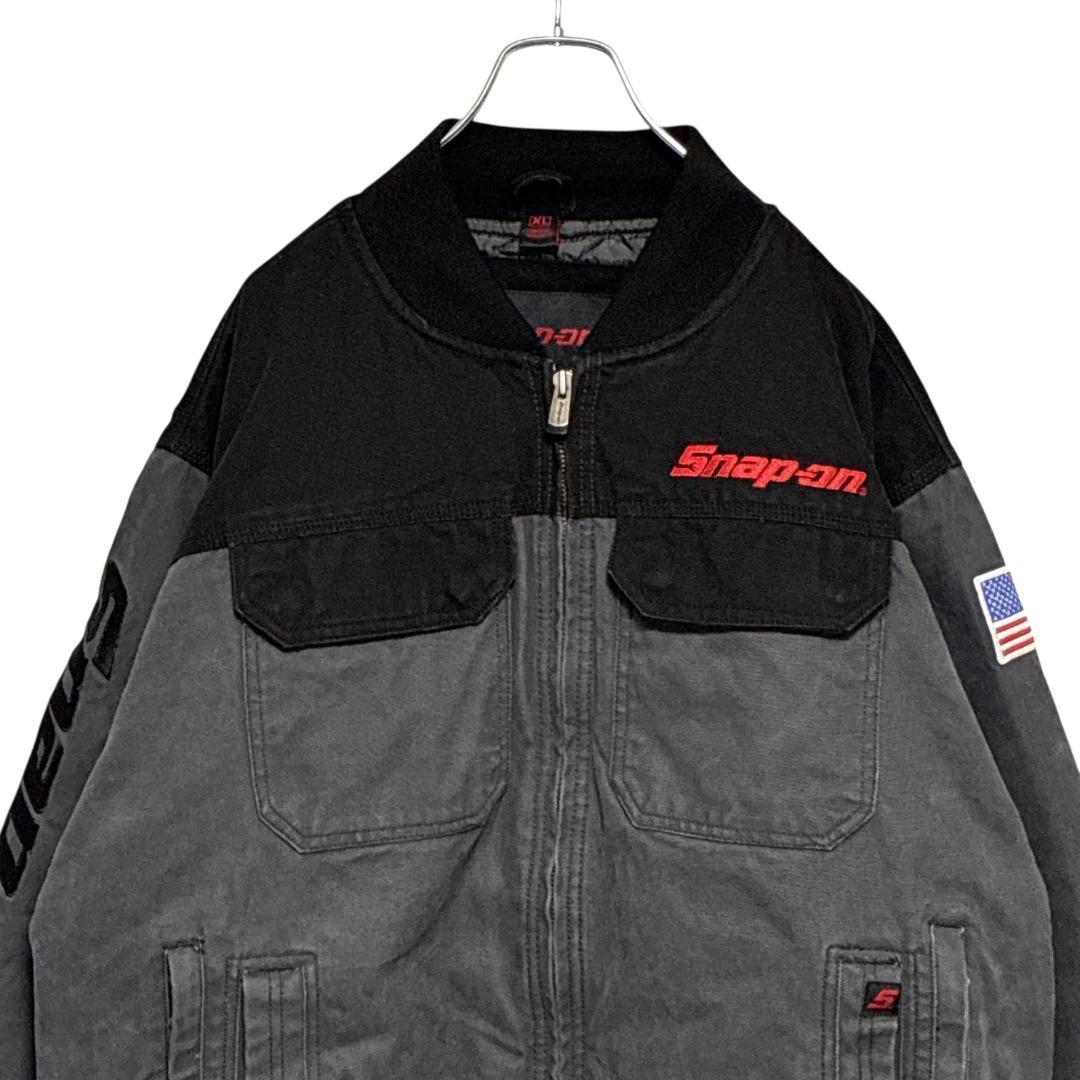 Snap-on スナップオン ダックジャケット ジップアップ 2XL相当 中綿