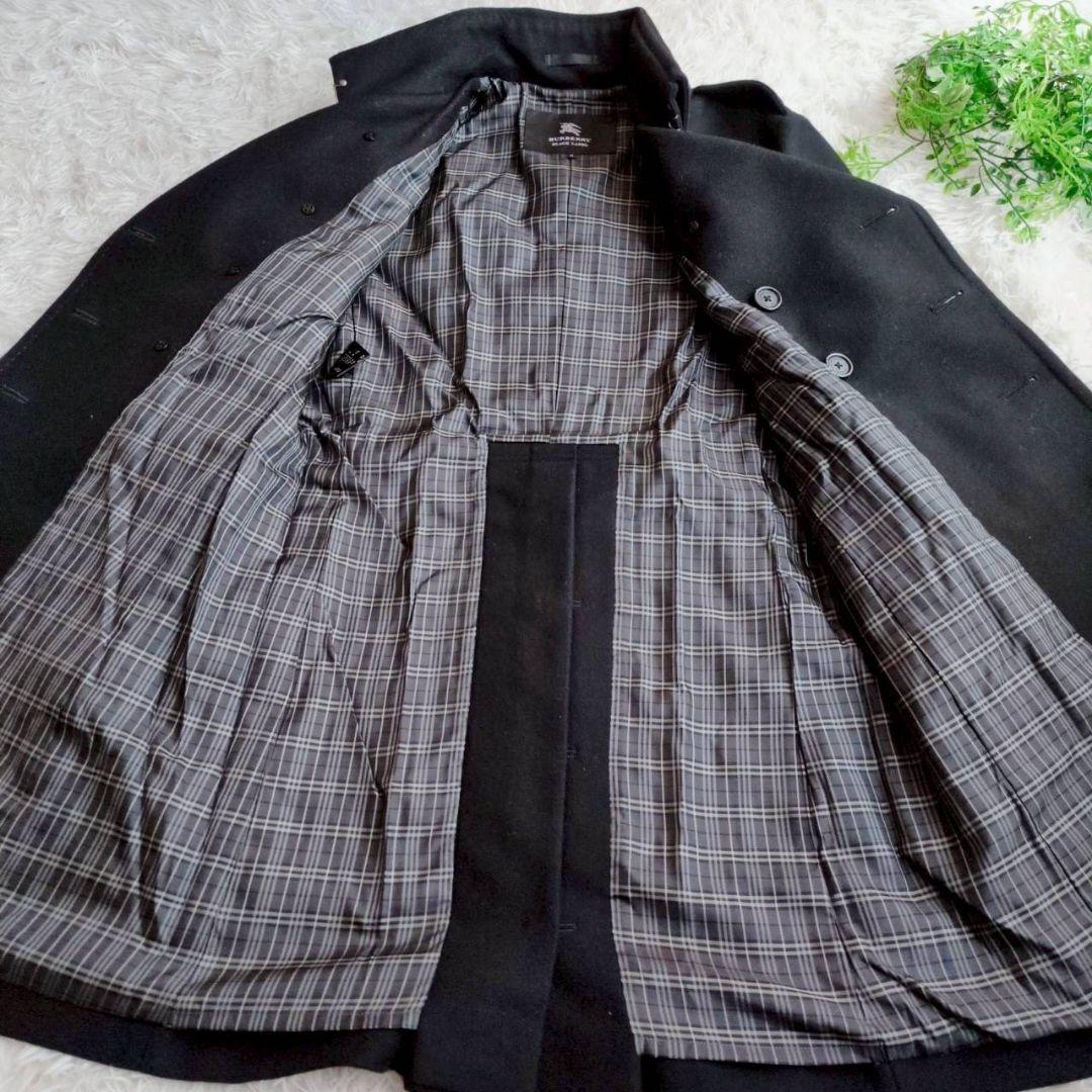 【希少】バーバリー ブラックレーベル ナポレオンコート カシミア混 M