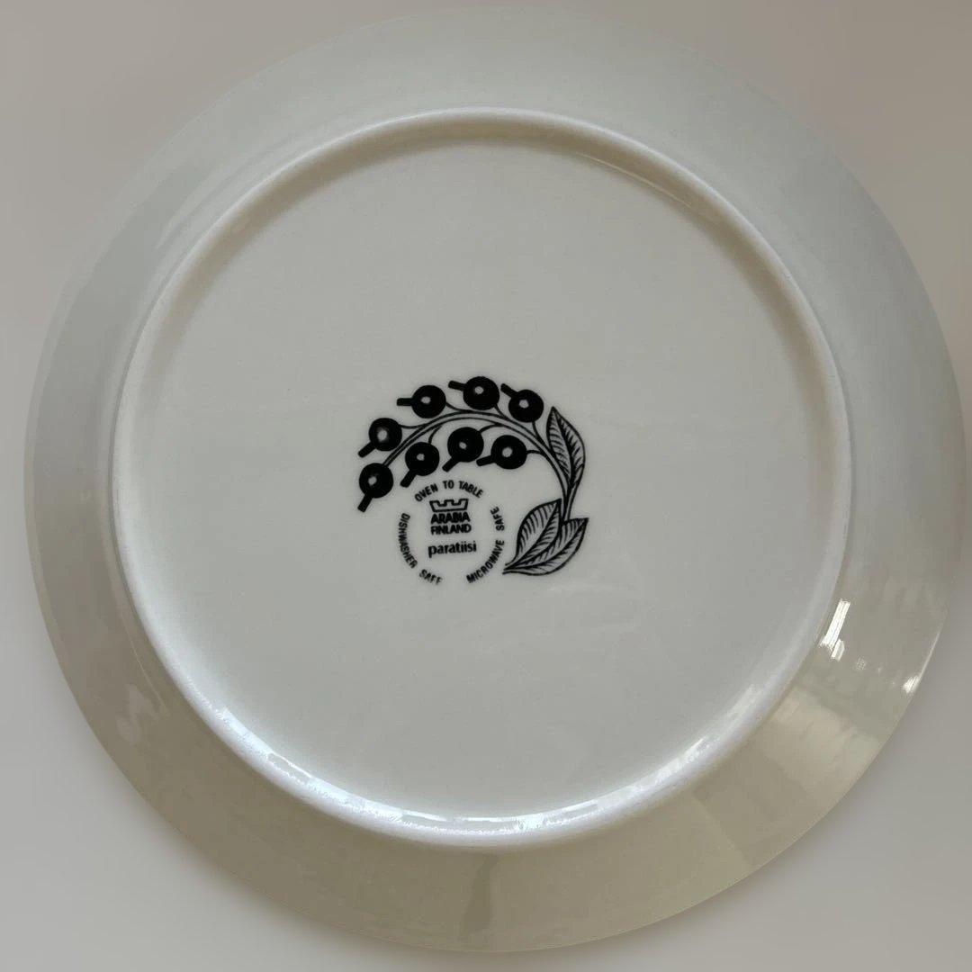 ARABIA paratiisiプレート 各2枚セット パラティッシ 裏面旧ロゴ