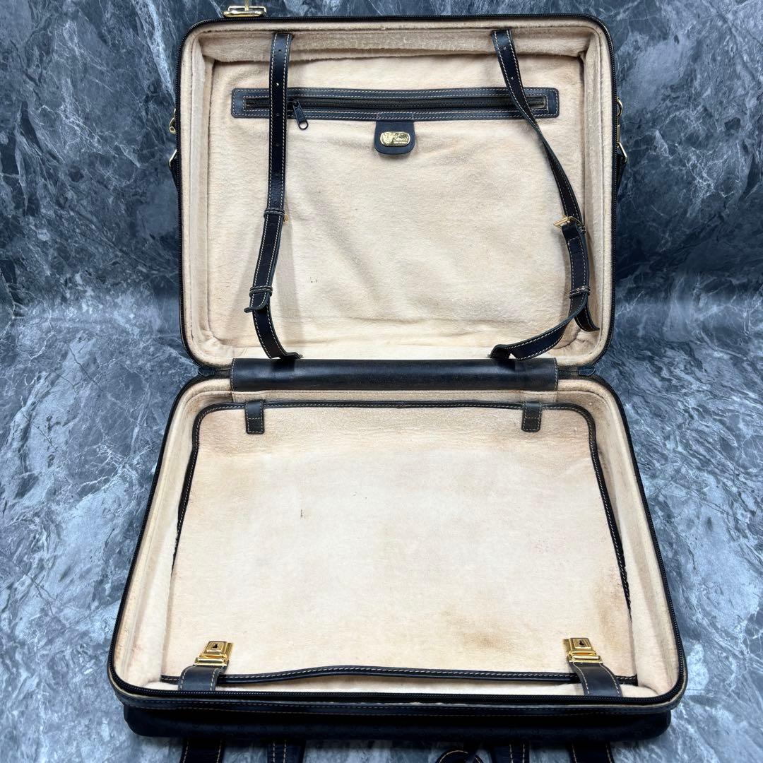 ✨美品✨GUCCI GG 2way ボストンバッグ ショルダー レザー ブラック