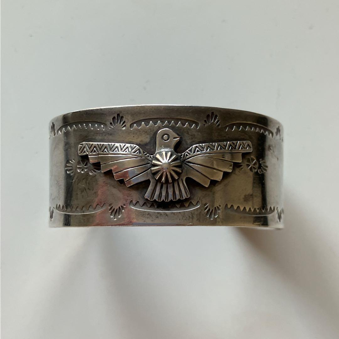 vintage ナバホ フレッドハービー バングル navajo サンダーバード