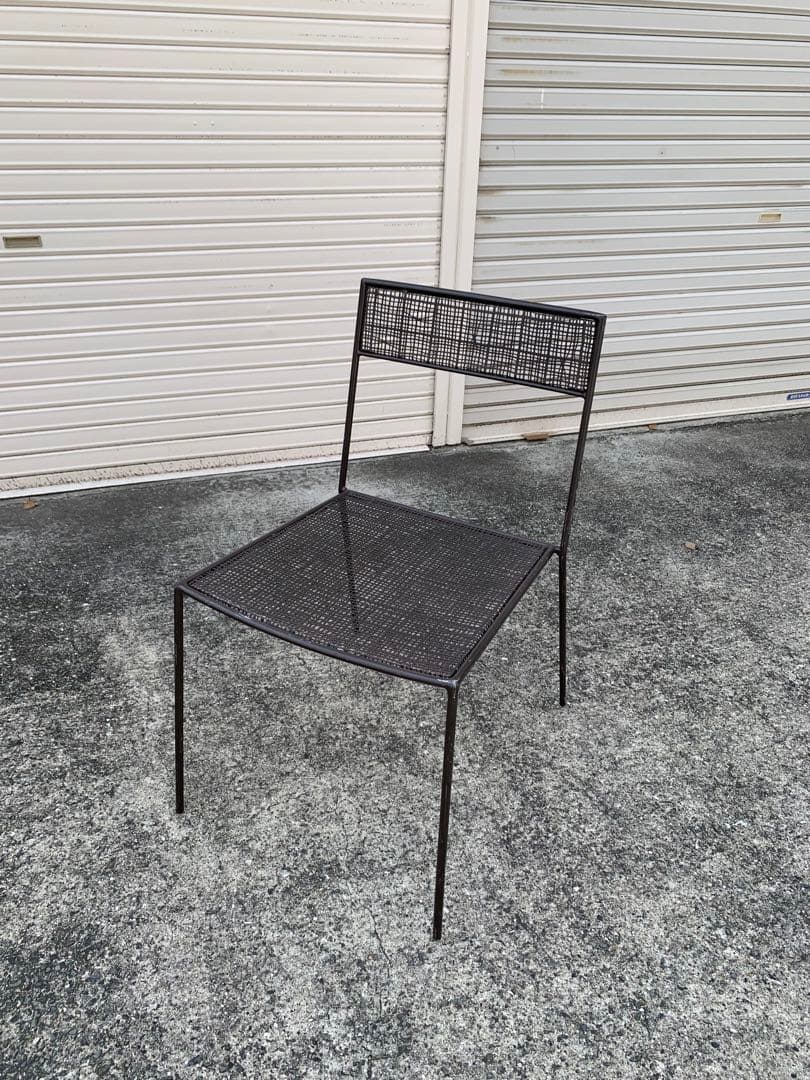 インダストリアル ヴィンテージ メッシュチェア アイアン