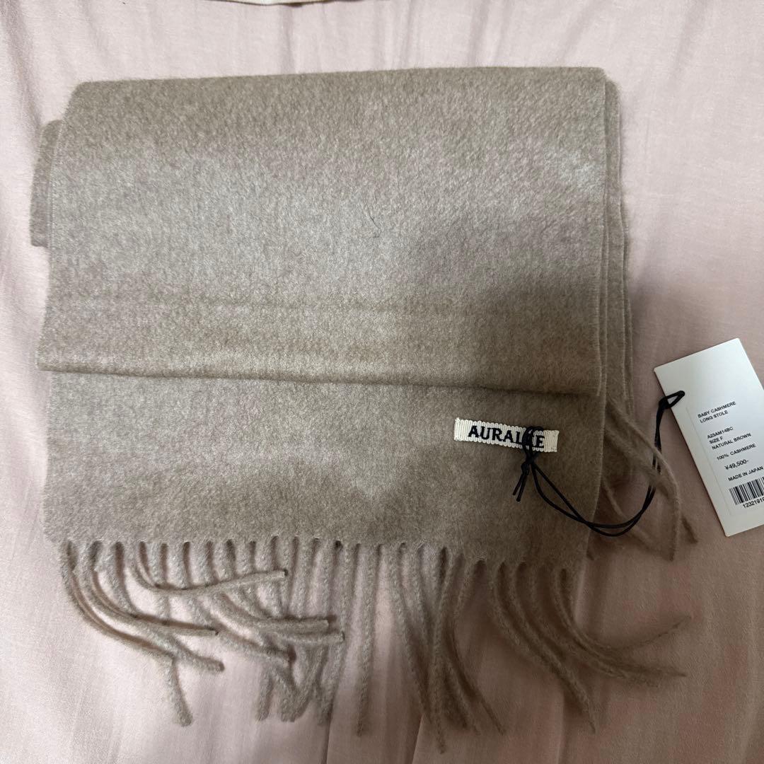 小物 AURALEE BABY CASHMERE LONG STOLE