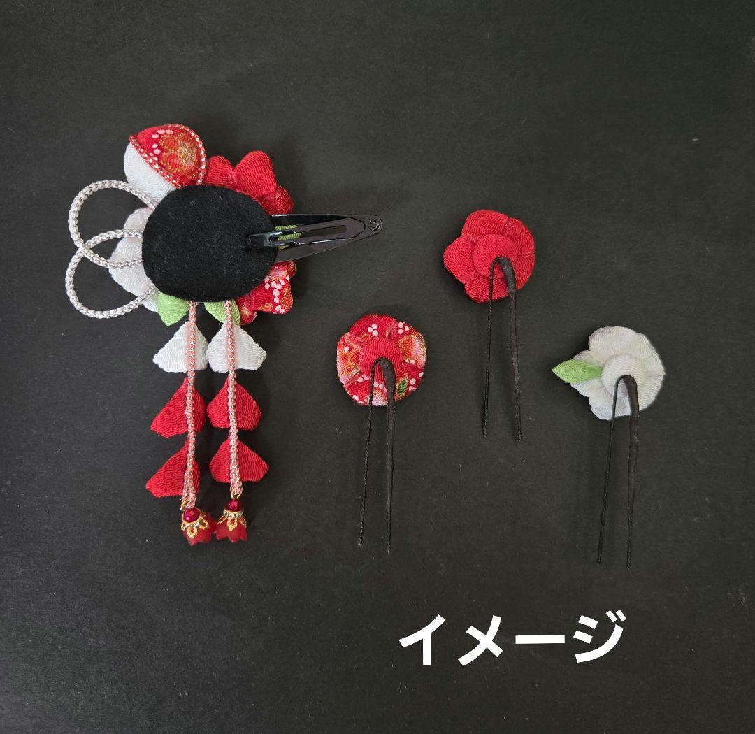 七五三髪飾り⭐つまみ細工⭐セミオーダー