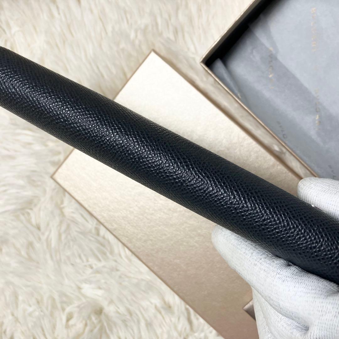 【未使用】ブルガリ ラウンドジップ ビーゼロワンレザーグレー FRID搭載