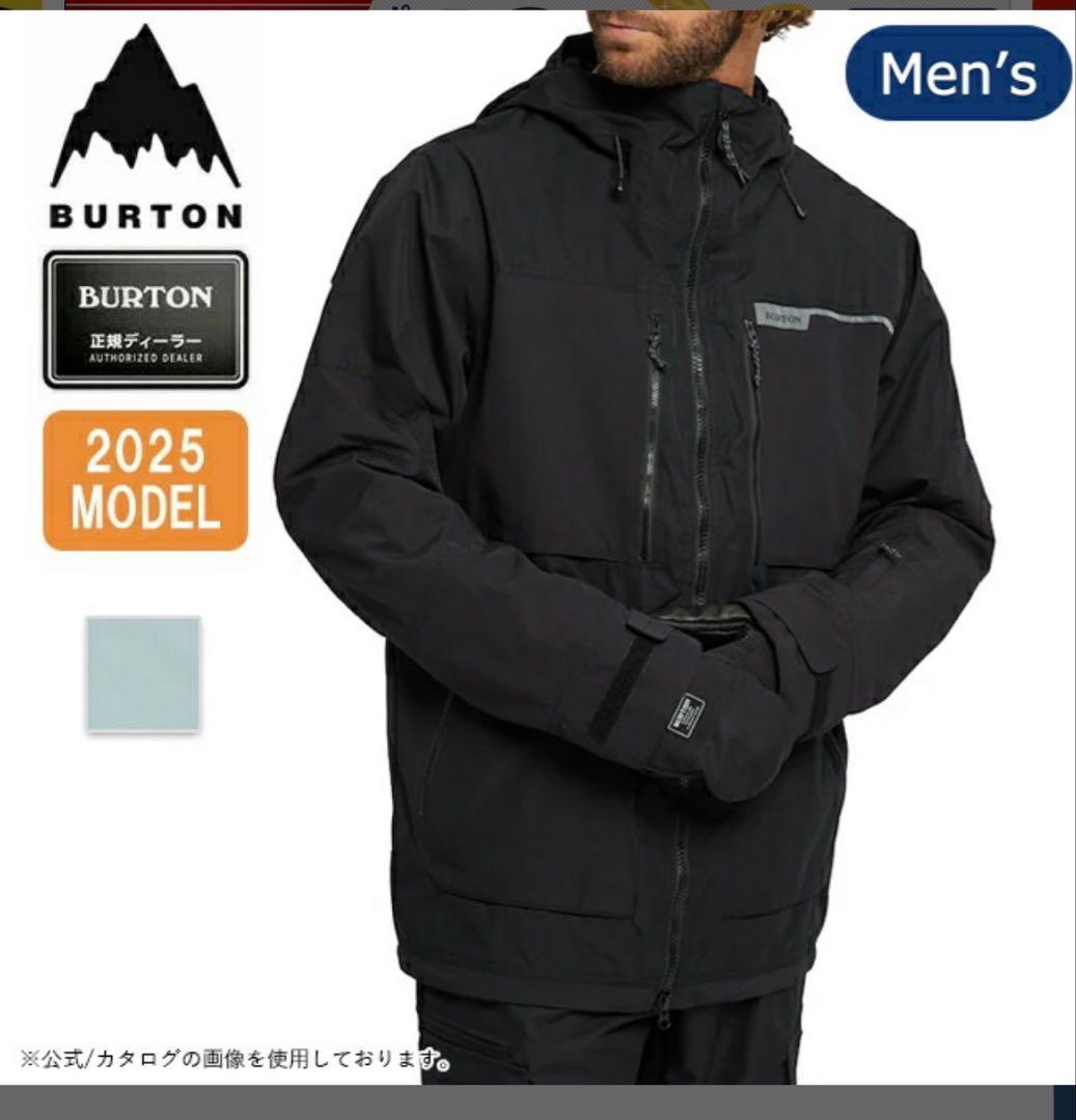 BURTON 2025 MODEL メンズ ブラック ジャケット