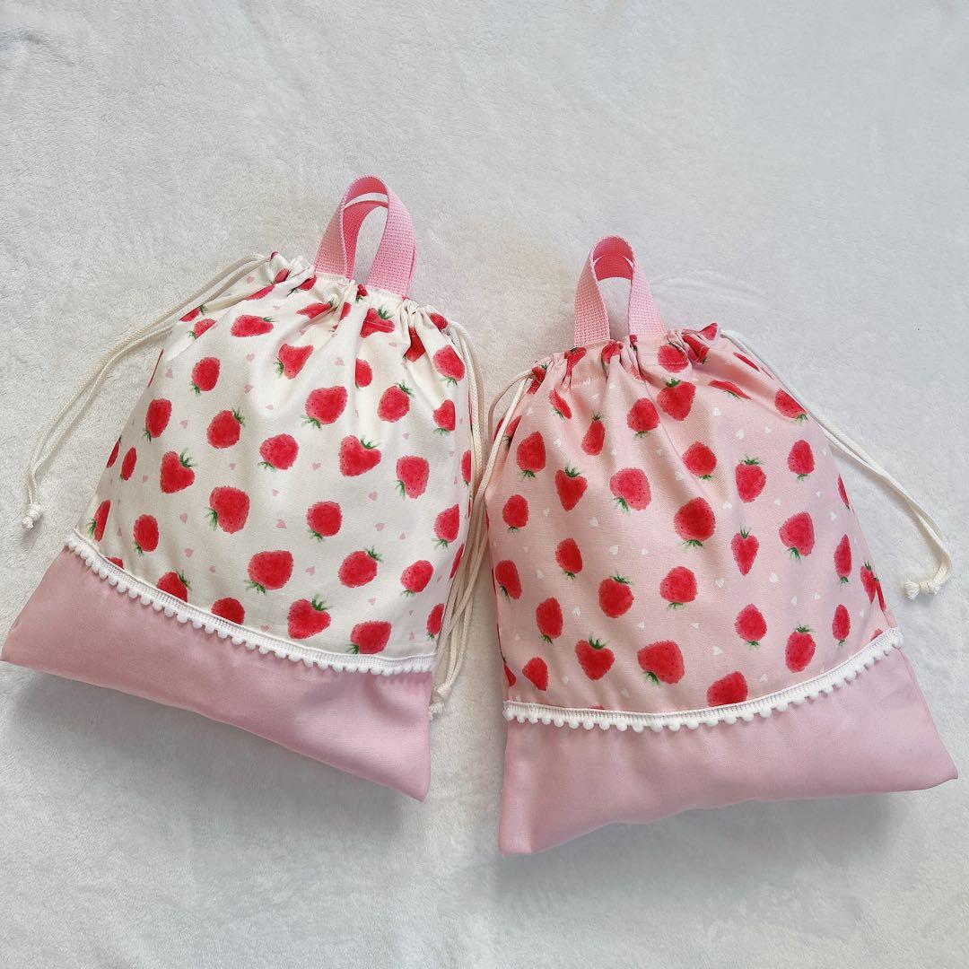 【クリームあんみつ様オーダー】いちご♡入園入学8点セット