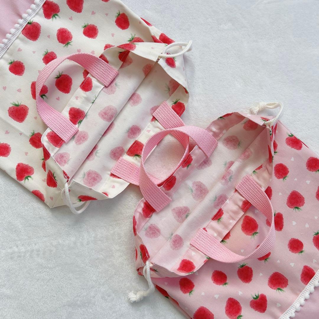 【クリームあんみつ様オーダー】いちご♡入園入学8点セット